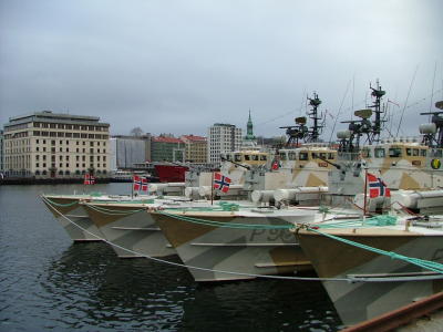 Bergen Harbour-Norwegian Navy