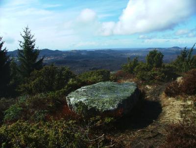 Stone of King Haakon the GoodHearted at BergfjordFjellet