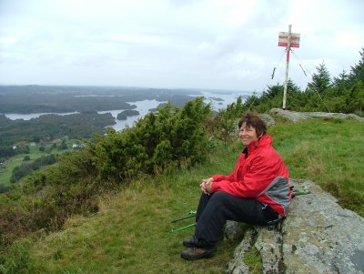 Christine Urquhart Furre at Bergfjord fjellet
