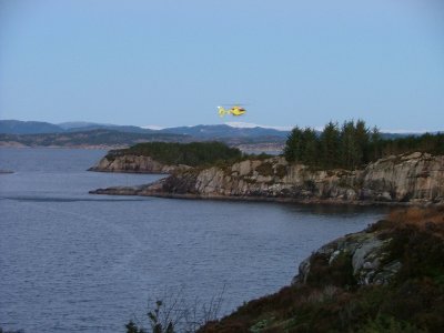 Search by Luftambulansetjenesten i Hels-by Havtun in Rongesunde Vest