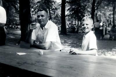 Victor Gibbens and son Mark-1958