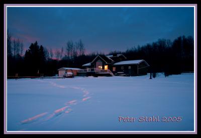 afterglow sunset at cabin.jpg
