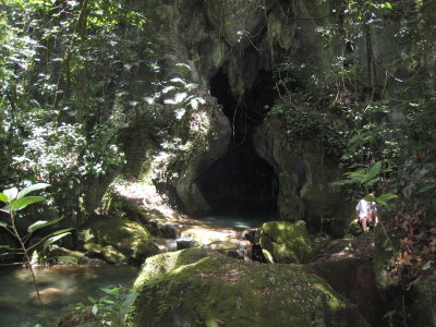 Entrance to the cave