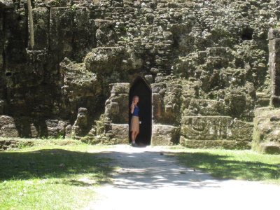 Entrance temple Tikal