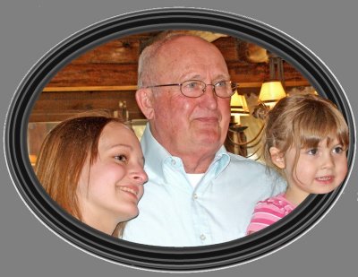 Grandpa Dave and 2/3 of his Granddaughters