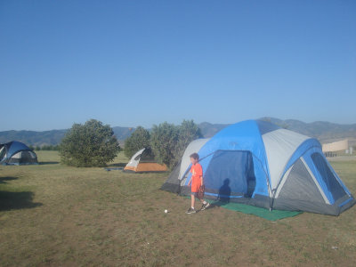Camping at Chatfield, July 29, 2006