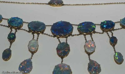 Opal Necklace Close-up