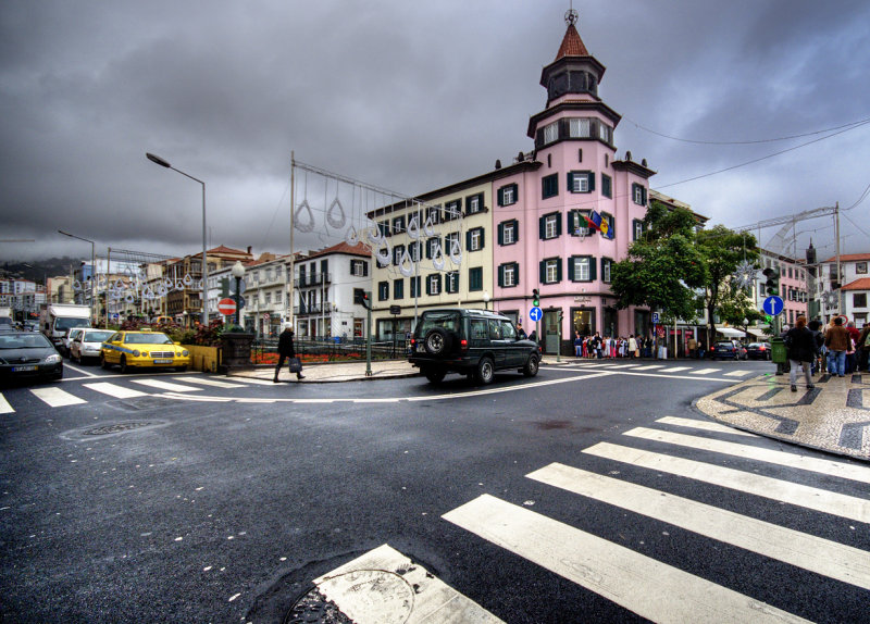From the Rua de Outobro, Funchal