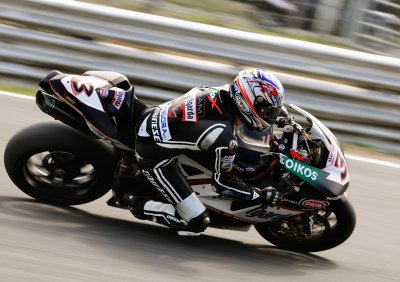 Max Biaggi approaching Druids
