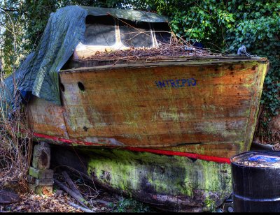 Intrepid, Boatyard near Hurley