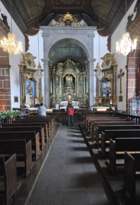 Interior of Nossa Senhora do Monte