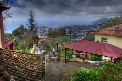 View toward Funchal from the Levada dos Tornos