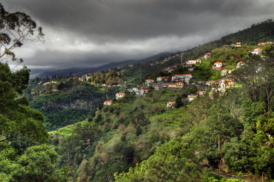 View towards Monte from the Levada dos Tornos