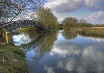 The junction of the River Cherwell and Oxford Canal