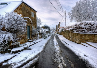 Looking down Paines Hill toward the Village Shop