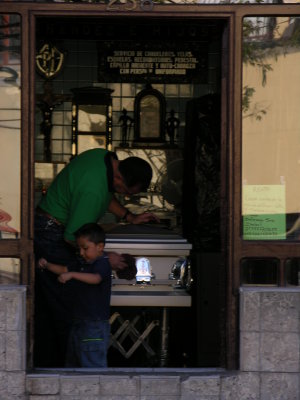Funeral parlor, Guanajuato.