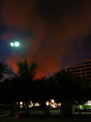 Sometimes Acapulco bursts into flames, Im told it is just seeking attention.