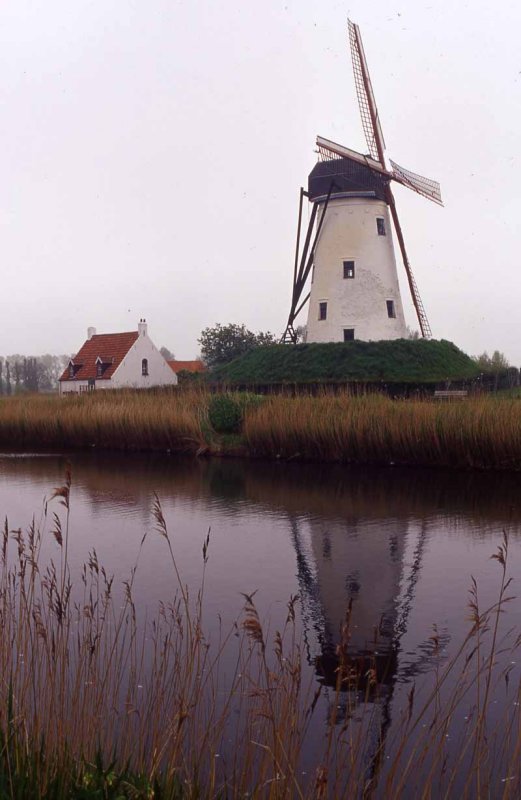Windmill - Belgium Canal