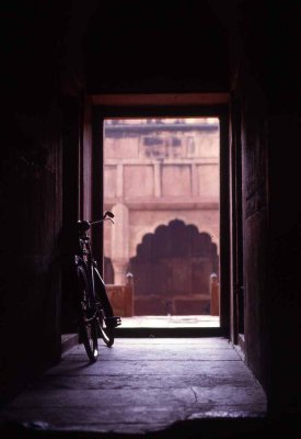 Bike in Hallway - India