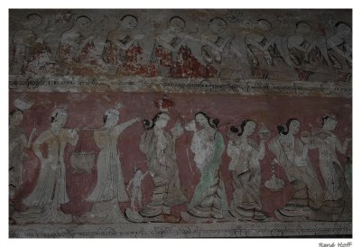 Fresques temple Bagan