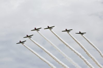 Geico Skywriters - T6 Texans