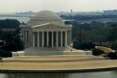 Jefferson Memorial from air