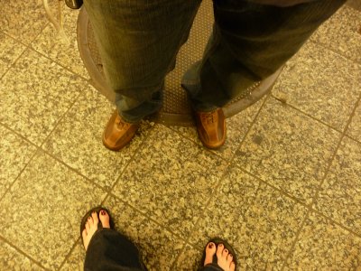Waiting for the subway