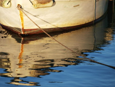 White boat bow reflection.jpg