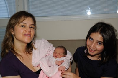 Denise, Isabela e Laura