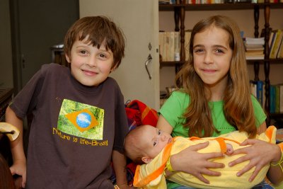 Mateus, Mariana e Helena