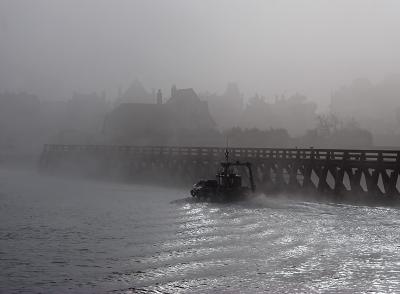 Trouville in the fog
