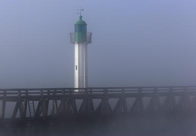 The green lighthouse