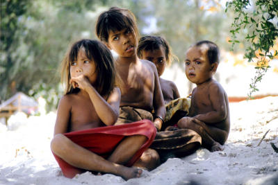 Kids (shot in 1993, so now young adults) on Gili Trawangan