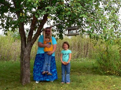 Marla (sister) with her grandchildren, Bella & Piper