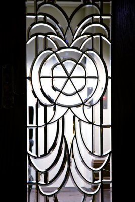 Beveled Glass Door