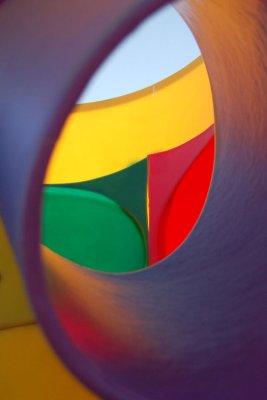 Rainbows on a playground