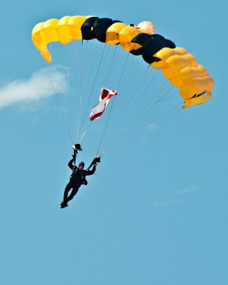 Golden Knight with Alabama Colors