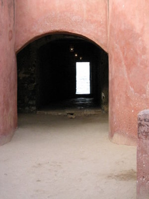 067 Approaching the door at slave house Goree.jpg