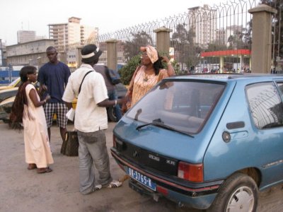 091 Habyly, her student, Laity and Adama and her car.jpg