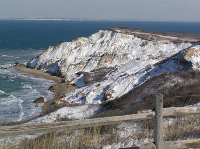 The snowy Gay Head Cliffs.JPG