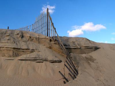 Dune fence at the mercy of the Atlantic Ocean.jpg
