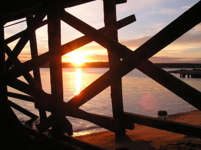 Sunset with bridge sillouettes.JPG
