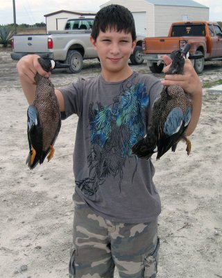 Danny at the check station with ducks.jpg