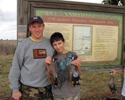 Me and Danny with ducks at sign.jpg