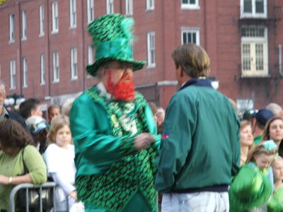 Leprechaun and Ned the weatherman