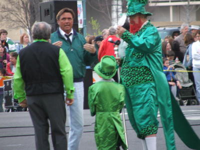 Big and Little Leprechauns with Ned the weatherman