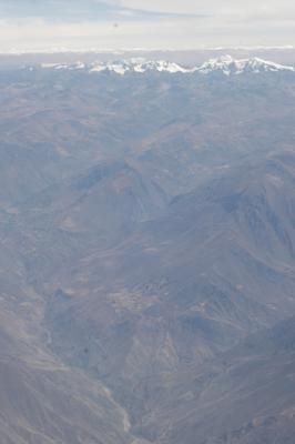 The Andes on flight to Cusco