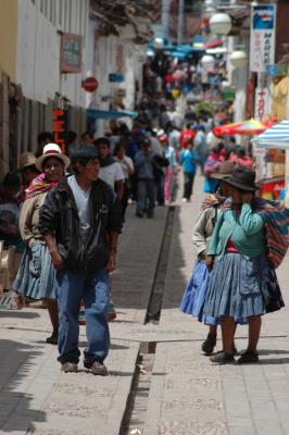 A bustling village