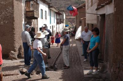 The tourists