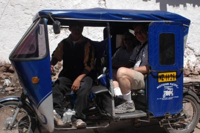Motorcycle taxis in Urobamba